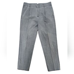Vintage M 36L Gray Dress Pants Stained